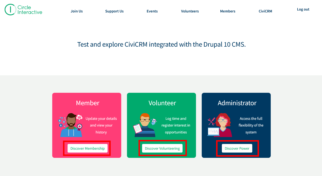 civi crm test the integration