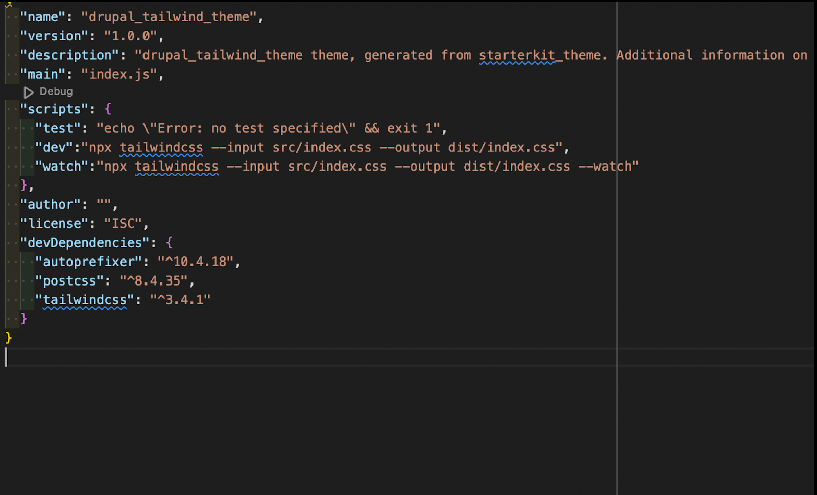scripts dev