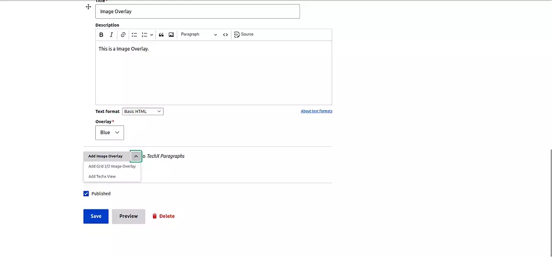 add image overlay