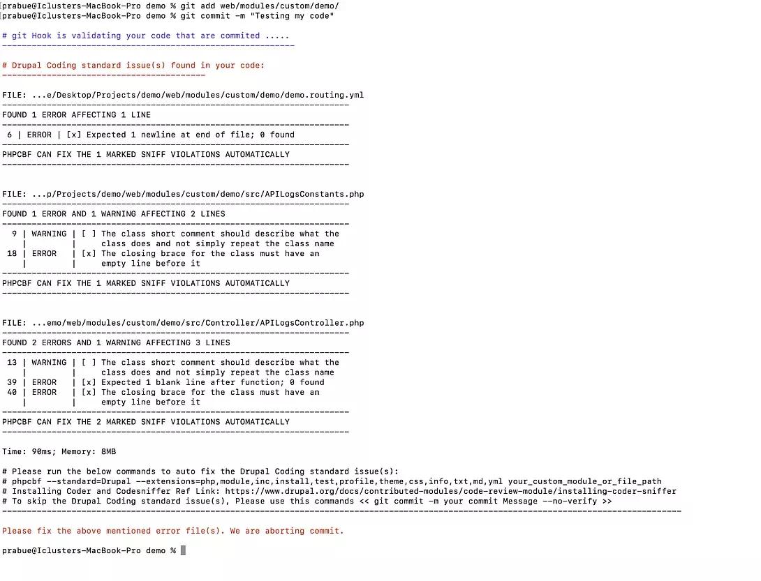 commit code