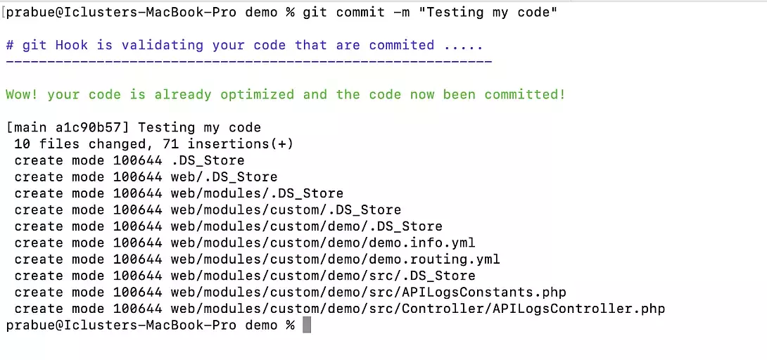 validate code