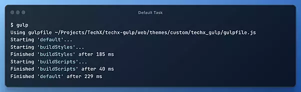 gulptask