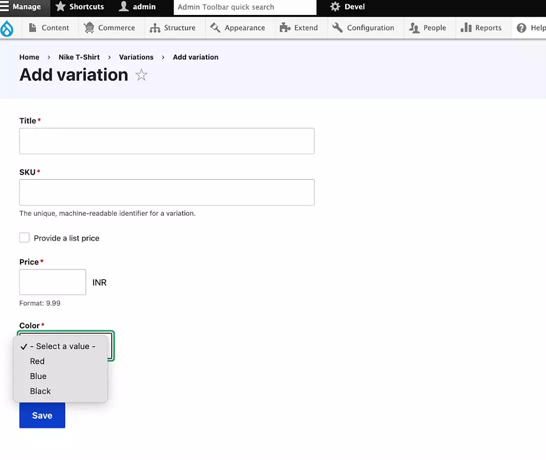 add variation